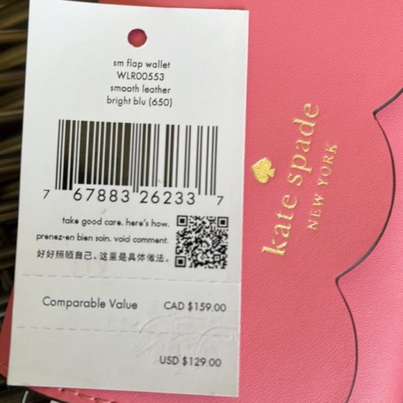 Kate Spade Gemma Small Flap Wallet Pink - Picture 8 of 15